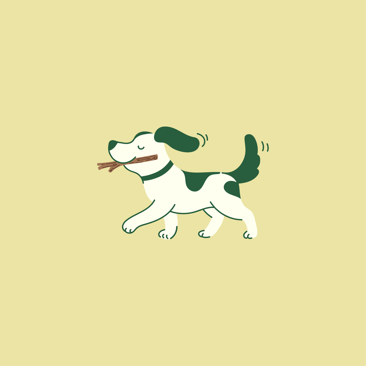 VerdaDog logo social yellow