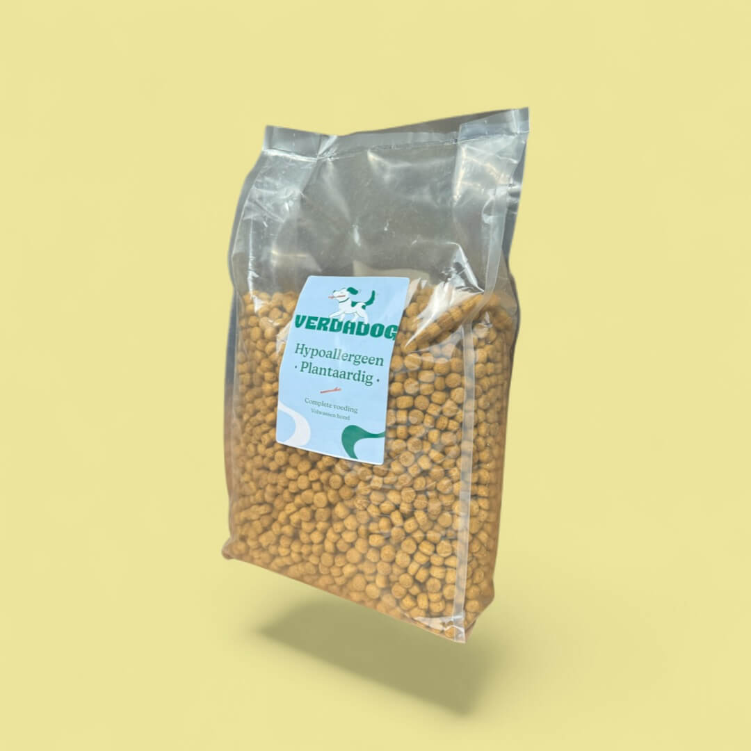 VerdaDog brokken plantaardig droogvoer hypoallergeen verpakking
