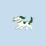VerdaDog logo social blue